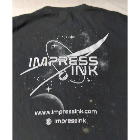 Knights Dream Big Go Beyond Graphic Tee Tshirt Black Size Large Impress Ink - Picture 8 of 8